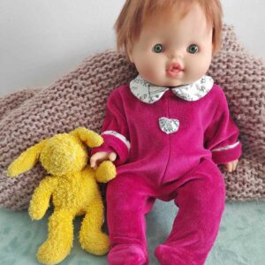 Patron poupons de 30/32 cm et Minikane | Pyjama de bébé
