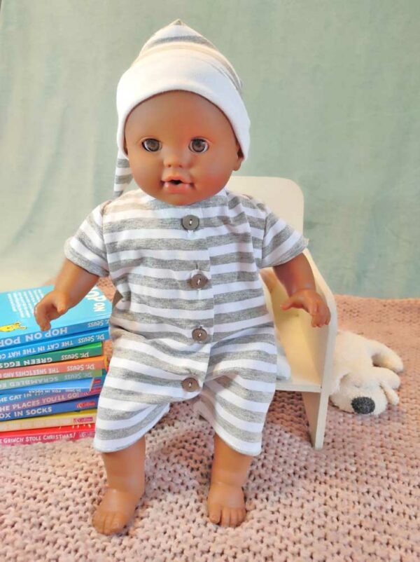 Combinaison pyjama pour poupon 36 cm et peluche – Image 7