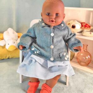poupon 36 souple en gilet jupe
