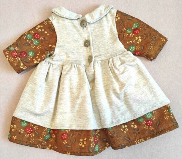 dos robe jupon poupée