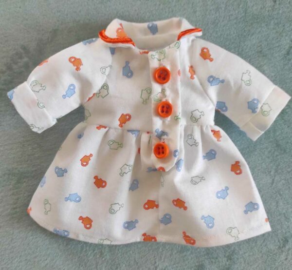 chemise de nuit poupée 20 cm