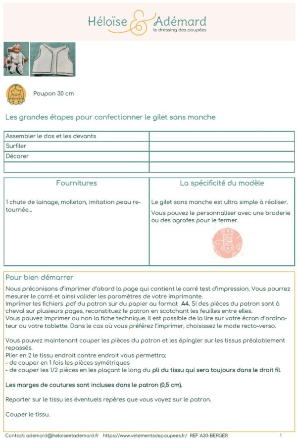 Pack couturières débutantes pour poupon 30 cm – Image 12
