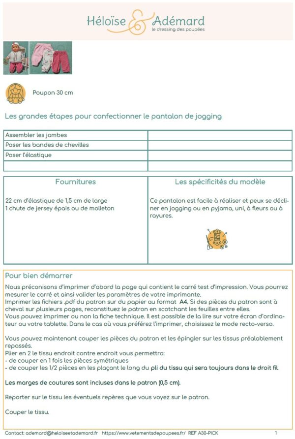 Pack couturières débutantes pour poupon 30 cm – Image 13