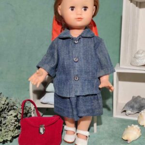 ensemble veste et jupe poupée 40