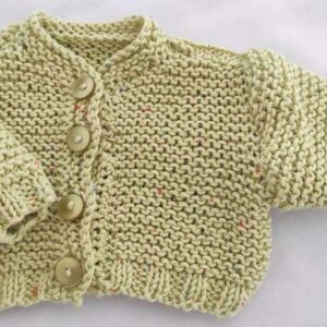 gilet point mousse