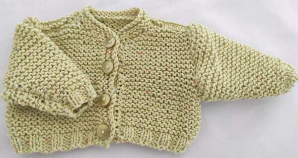 gilet point mousse