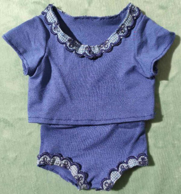 Sous vêtements jersey poupée 36