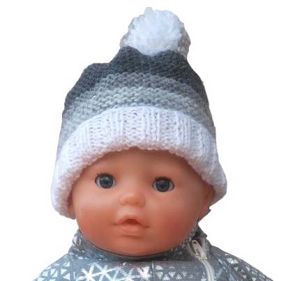 Tuto gratuit bonnet pour le poupon Corolle 42 cm