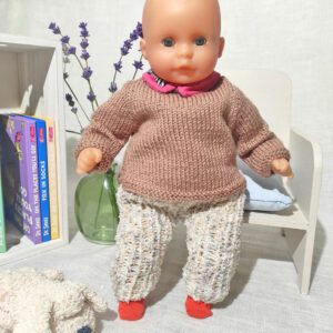 Poupon 30 pull et legging à tricoter