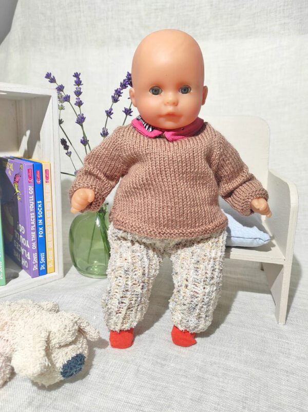 Poupon 30 pull et legging à tricoter