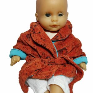 Robe de chambre poupon 30 cm