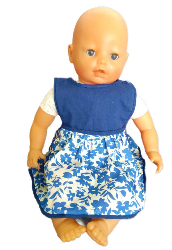Robe sans manches poupon 42 cm