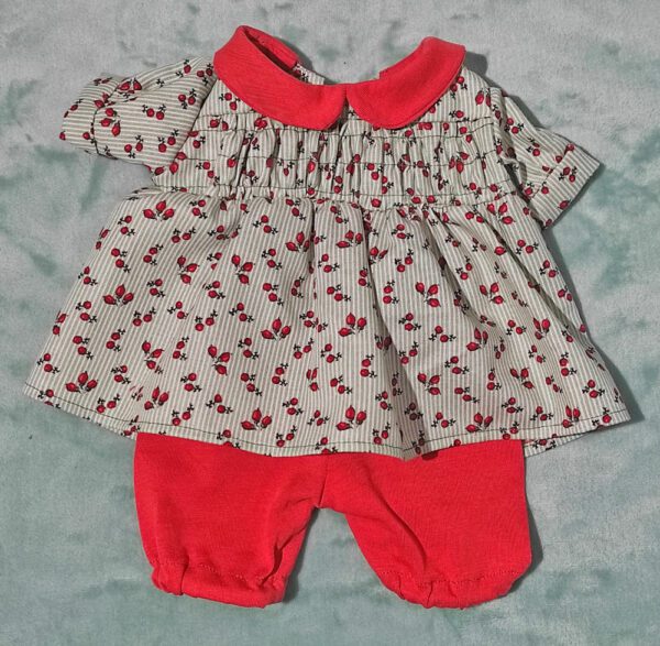 Robe à smocks et bloomer poupon Corolle 30 cm