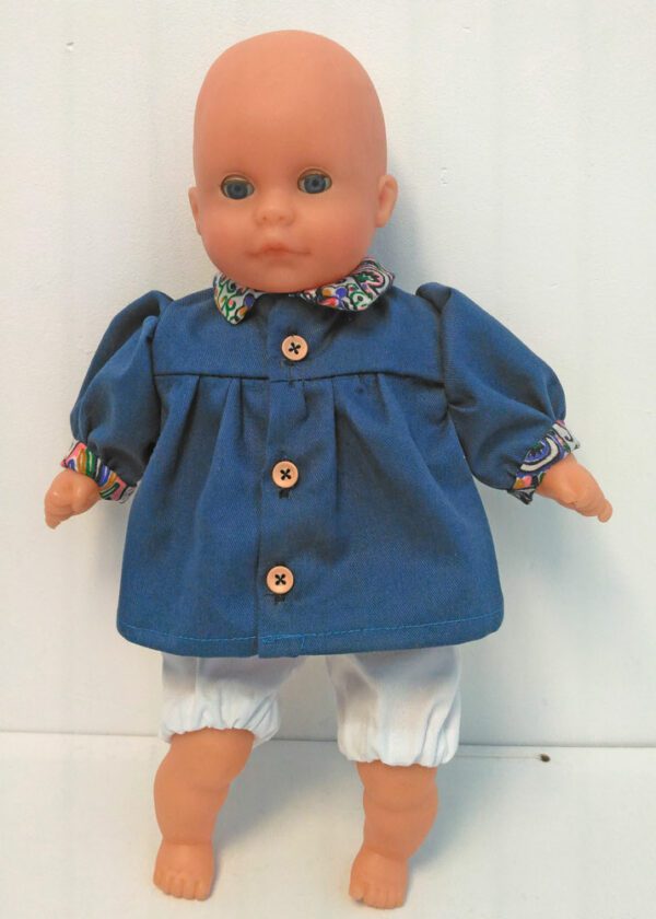 Blouse et bloomer poupon 30