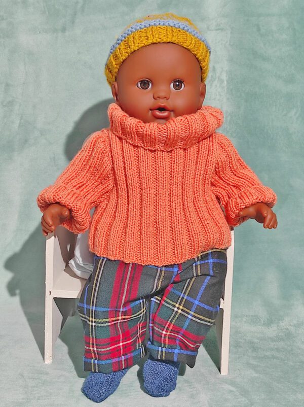 Pull à tricoter pour poupons et poupées – Image 5