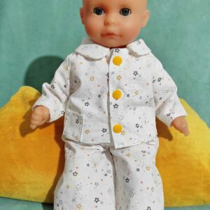 Pyjama 2 pièces pour poupon de 30 cm