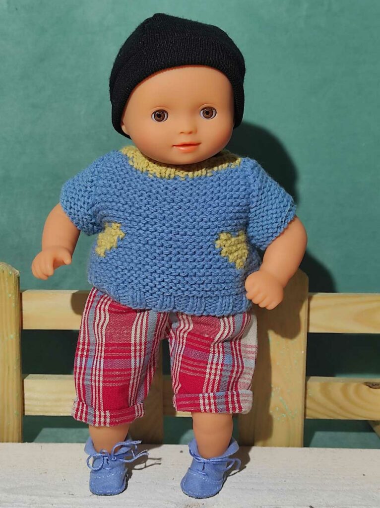 Modèle de tricot gratuit poupon 30 cm