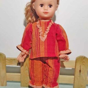 pantalon et tunique poupée Marie-Françoise